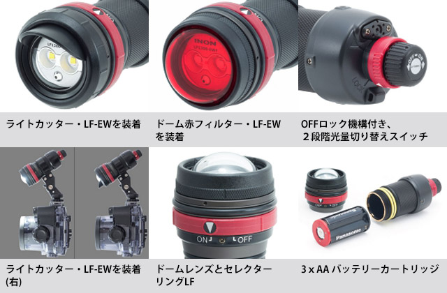 経典 INON ◇シャッター連動自動消灯機能搭載！ LEDライト LF1300-EWf - その他 - labelians.fr